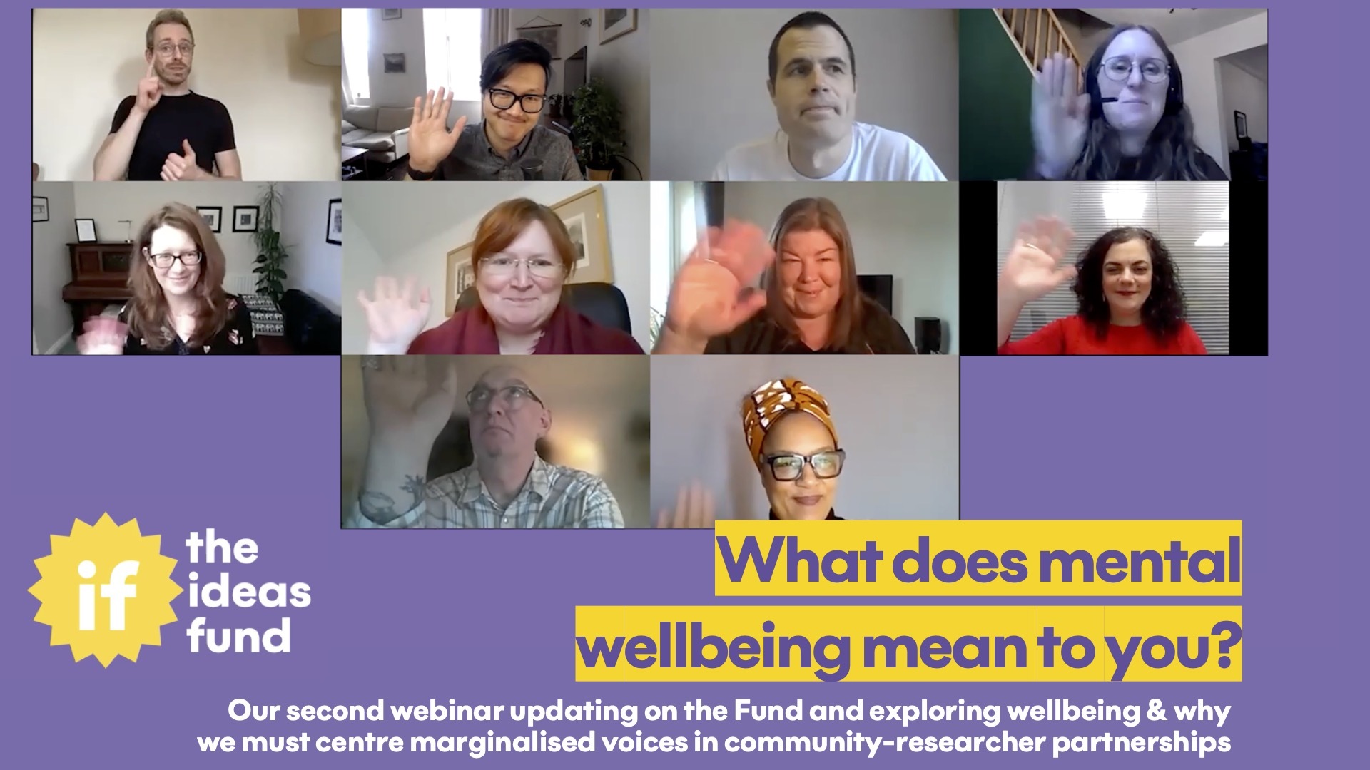 Ideas Fund 2 Webinar wave